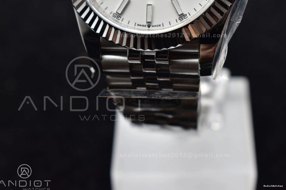 SA Chic 126334 41 Steel 1:1 Stick Jubilee Bracelet on 645 904L White Dial DateJust DIWF Best Edition 1010